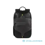 [義大利 PIQUADRO]男生包包推薦 14"筆電後背包 透氣肩背帶 CA5536W112-黑色-W112系列