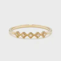 在飛比找momo購物網優惠-【agete】NOJESS 5K鑽石戒指
