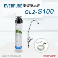 在飛比找Yahoo奇摩購物中心優惠-【Everpure】美國原廠 QL2-S100 單道淨水器(