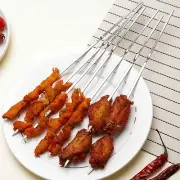 Practical Barbecue Skewers Part Backyard Barbecue Skewers Camping Flat