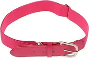 [Healeved] Elastic Belt Adjustable Little Waist Youth Sport Stretchy Belts Adult Boy Baseball Softball Belt for Adjuster for Neon Belt Imitation Leather Pink