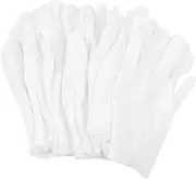 OSOLADY Gloves Touchscreen Winter 12 Pairs Cotton Hand Covers for Jewelry Inspection Cleaning Gloves