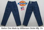 NEW VINTAGE RETRO 1980's DICKIES HARBOR ONE JEANS PANTS BMX SKATER 28x32