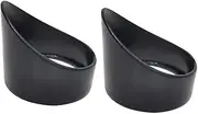 TOKIDNY 2pcs Instrument Visor Gauge Car Meter Mount Holder Gauge Mount Holder Black Plastic