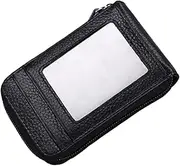 [ANDRESLAD] Holders Bifold Money Purse Theft Travel Bag Mens Wallet Card Holder for Lanyard Wallet Wristlet for Women Dual Pouch Bag Purse Brown