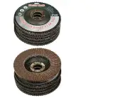 10 4-1/2" ANGLE GRINDER SANDING FLAP DISC 100 GRIT