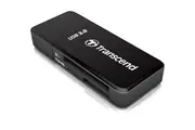 Transcend RDF5 Flash Reader - USB 3.0 - External - SDXC, SDHC, microSDXC, microSDHC, microSD, SD, TransFlash