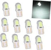 5w Silicone Crystal Cob Led Indicator Light White 10 Pack Set Lamp Car Lights