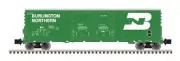 ATLAS (Z SCALE) 75 000 002 BURLINGTON NORTHERN 53FT DPD BOXCAR RD# 749125