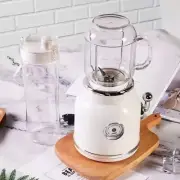 Mini Blender With Double Cup Retro Shake And Ice Crush Maker Countertop Juice