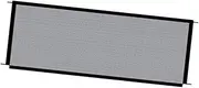 CIYODO 1pc Dog Mesh Gate Dog Door Replacement Flaps Dogs Gates Suitable for Walls Pet Fence Dog Playpen Indoor Gate Wall Protector Dog Car Accessories Barrier Folding Fence Black