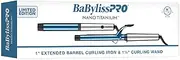 BaBylissPRO Nano Titanium Limited Edition Prepack - 1" Extended Barrel Curling Iron & 1 1/4" Curling Wand
