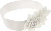 [Baluue] Stretchy Floral Waist Belt Elastic Dance Dress Belt for Formal Casual Occasions Versatile Fashion Accessory Easy to Wear and Maintain