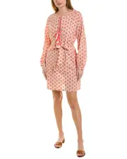 Pomegranate Tassel Tie Dress