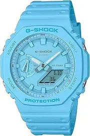 [Casio] G-Shock GA-2100-2A2 2100 Series Analog Digital Blue Strap Men's Watch, Blue Dial, 48.5 × 45.4 × 11.8 mm