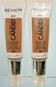 (2) Revlon Photoready Candid Foundation #510 Cappuccino Natural Finish NEW