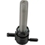 Golan Products Petcock - Black - 22mm - Straight | 76-312S-BLK