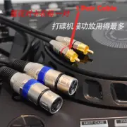 Pair Customized Audio Cables RCA To XLR Disc Player Connected to Amplifier 3m