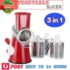 Kitchen Vegetable Food Manual Rotary Drum Grater Chopper Slicer Fruit Cutter Mel