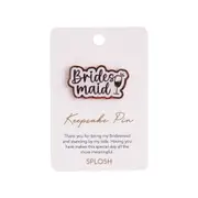 Bridesmaid Gift Wedding Keepsake Pin Thank You Bridal Party Favours Present Box