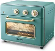 Neretva [21 QT& 6-in-1] Toaster Oven & Air Fryer, Compact dark green