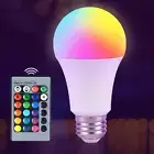E27 LED Light Bulb 16 Color Changing With Remote For Home Party Room Decor'