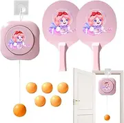 Door PingPong Game,Adjustable Portable Set Door Table Tennis Trainer Set | Interaction Doorway Game Training PingPong Trainer with Racket for Kids