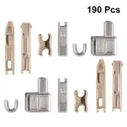 190PCS zippers for jackets Zipper Zipper Sliders Zipper Pullers Zipper Slider