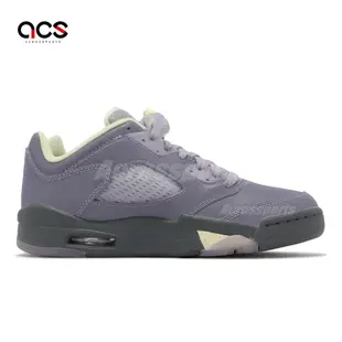 Nike 休閒鞋 Wmns Air Jordan 5 Retro Low 女鞋 男鞋 紫 氣墊 緩震 AJ5 FJ4563-500