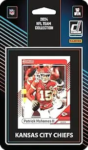 2024 Donruss Kansas City Chiefs Factory Sealed NFL Team AFC Champions Set Patrick Mahomes II Travis Kelce Rashee Rice Xavier Worthy Rated Rookie RC Chris Jones Harrison Butker