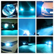 Deep Blue-14000lmh1 H3 H7 H11 H9 9005 Hb3 H10 9006 Hb4 880 881 5202 H16 Psx24w Psy24w Led Headlight Fog Lamp White Blue Yellow Red Purple Green Blu...