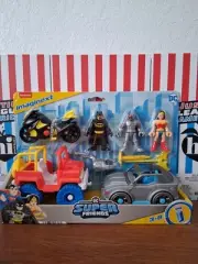 Imaginext DC Super Friends Batman Cyborg Wonder Woman Cars Bike