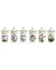 Portmeirion Botanic Garden Set of 6 Spice Jars