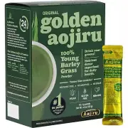 The Golden Aojiru - Young Barley Green Grass Juice Powder with Rich Dietary Fibe