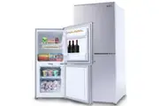 GECKO 119L Upright Portable Fridge / Freezer, 12V/24V for Motorhome and Caravan, Silver