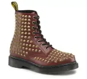 Dr Martens Doc 8 Hole 1460 Cherry Red Spike 14733600