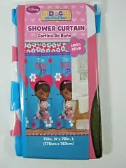 Disney Doc McStuffins Shower Curtain 70" X 72" NEW (The Doc is In) 100% PEVA