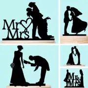 Wedding Cake Toppers PERSONALISED Bride and Groom Rustic Custom Decoration