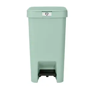 【Brabantia】PEDAL BIN STEPUP腳踏式環保垃圾桶10L(淺灰/仙綠)