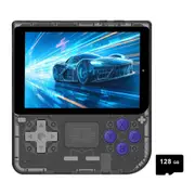 Powkiddy V10 Handheld Game Console 128GB Transparent Black