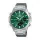 CASIO 卡西歐 EFV-C120D-3A 解放自我精巧簡約指針數位雙顯手錶 綠面 45.5MM