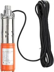 1'' 12V1.2m30m DC Screw Pump High Lift Stainless Cast Steel Submersible Water Pump