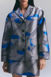 Amelia Graham Printed Tailored Mini Skirt