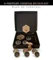 Cocktail Smoker Kit Premium Hand Crafted Bartender Infuser for Smoking Whisky