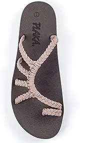 [Plaka] Relief Flip Flops for Women with Arch Support | Comfy Sandals for Women | Perfect for the Beach, Long Walks or Poolside