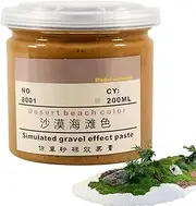 Miniature Basing Material | 200ml Miniature Basing Earth Texture Sand Mud,Beginners-Friendly Crafting Accessory Friends Classmates Use for School, Home