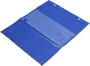 Cechoayuu Pocket Chart, Schedule Pocket Chart, Transparent Pockets, Magnetic, Polyester, PVC, For Students, School (Blue)