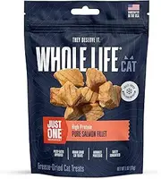 Whole Life Pet Just One-Single Ingredient Freeze Dried Treats for Cats Pure Salmon Fillet 1oz