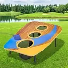 Bopeep Kids Bean Bag Toss Classic Cornhole Game Set Children Wooden Indoor & Out