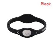 Power Balance Energy Health Bracelet For Sport Wristbands Ion Silicone Band Gift Kb Black